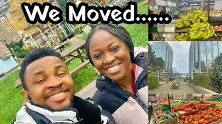 We moved to a new place | Getting a job | 23 minutes walk| shopping home items.