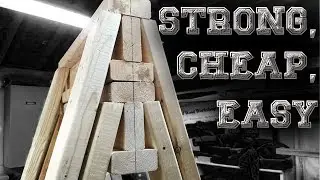 Easy to Make I-Beam Saw Horses