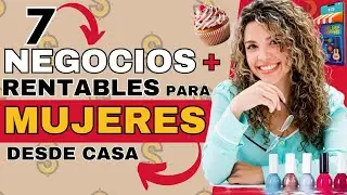 👉TOP de NEGOCIOS para MUJERES y AMAS de CASA con POCO DINERO 💸 desde CASA.
