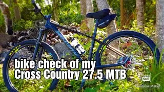 Bike Check of My Cross Country 27.5 MTB with Mountainpeak Frame, Alivio Groupset and Epixon Fork