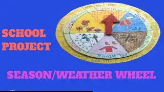 season wheel | weather activity #craft season project for school #learn with fun
