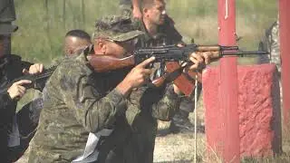 Държавен военен шампионат по военен многобой - стрелба с автомат „Калашников“АК-47