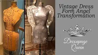 Vintage Mannequin Transformed to Angel Project by Teresa