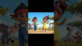 Dancing Animals & Counting Fun with Kayro & Alara 🐾🦁 #kidssongs #toddlers