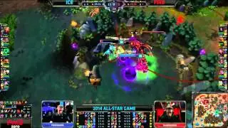 Ice Froggen Irelia VS Fire Toyz Orianna Hexakill Highlights   Allstars Paris 2014 MUST SEE