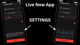 Live now Live stream app | Live now app settings