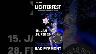 Festival of Lights in the Bad Pyrmont Spa Gardens 2026 | Winter Light Spectacular