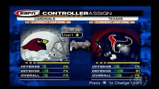 Ep1 NFL 2K4: Cardinals vs Texans I take over the Cardinals Preseason!
