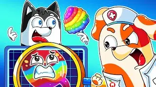 Police in Action - The Rainbow Lollipop Lesson 🍭 | Colorful Sweets | Kids Cartoon
