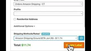 Ordoro now supports Amazon Shipping