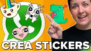 Los MEJORES STICKERS ANIMADOS para WhatsApp (MUY f&aacute;cil!!)