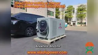 26kwh/30kw mobile ev charger for emergency roadside rescue