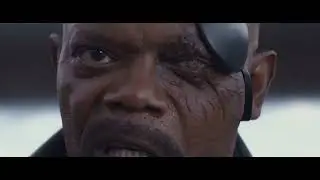 Keep both eyes open scene .Nick Fury . winter soldier