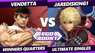 EGOBOOST - Jaredisking1 (Shulk) Vs. Vendetta (Ryu) Smash Ultimate - SSBU