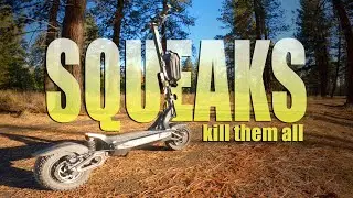 Electric Scooter Squeaks. Use the right stuff and stop them for good!