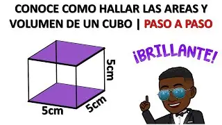 COMO HALLAR LAS AREAS Y VOLUMEN DE UN CUBO | AREA LATERAL Y TOTAL