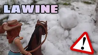 LAWINE und Krankenhaus?!Schleich FMA mit Alina❤Ausritt im Schnee