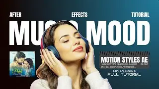 Create Amazing Media Player Motion Graphics in After Effects | Music Player  Animation  After Effect