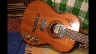 Modified Electric Eko Fiesta Special vintage italian guitar by Rustic Resonance Research