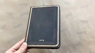 Paperblanks 2019 Black Moroccan Midi, Чёрная Марокканская Кожа Миди