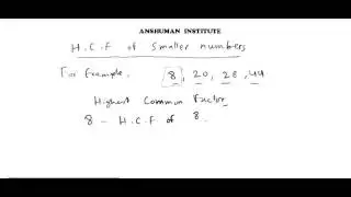 SSC MATH : HCF / Find the HCF of Few numbers Orally Without using Pen & Paper!