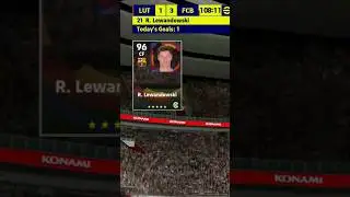 Robert Lewandowski 96 to 99 🤫🔥 #efootball #shorts #viralshorts