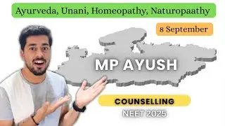 MP &ldquo;AYUSH&rdquo; counselling schedule Update Neet 2025 || MP Ayush counselling 2025 #mpayushcounselling 