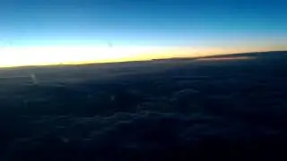 Chasing the sun. Time lapse MD80