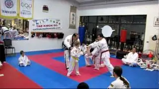 7 Yr old Breaks Board in Salt Lake City Tae Kwon Do school