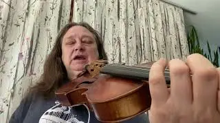 Preparations for Minuet 1 viola