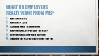 Career Development Activity 1.1.1 Essential Skills