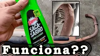 Quitar el óxido a un exosto de moto | Funcionará?