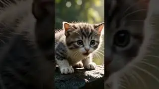 Monkey's Rescue Cat😊
