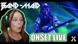 FIRST TIME REACTION to Band Maid &lsquo;ONSET&rsquo; LIVE &ndash; This Is INSANE Instrumental Power! | Ginger T Reacts