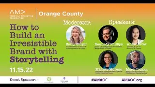 Event wrap up video of How to Build an Irresistible Brand with Storytelling