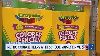 Councilmember helps with school supply drive