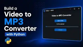 Making Video to Audio Converter - Simple App with Python..!!
