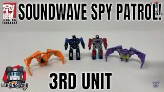 Transformers Generations Selects Soundwave Spy Patrol 3rd Unit Review, Larkin's Lair