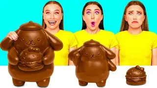 Большая, Средняя или Маленькая Тарелка Челлендж | Вкусные Кухонные Лайфхаки от BaRaDa Best
