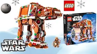 Собираем пряничный AT-AT LEGO Star Wars (40806) | Рождественский LEGO-таймлапс! 🎄✨ СКОРОСТНАЯ СБОРКА