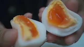 반숙 타이머. Soft boiled egg timer. 삶은 계란, 삶은 달걀