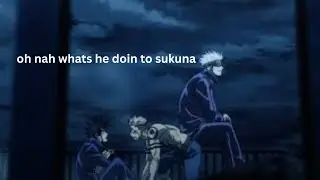 Gojo's first appearance against Sukuna was premium disrespect