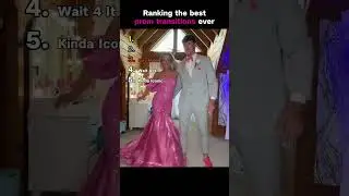 Ranking the best prom transitions ever #prom #ranking #tiktok #usa #promtransition