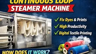 Continuous Loop Steamer Machine Explained | Working, Parts & Uses in Textile Printing 