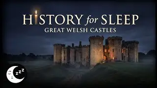 History for Sleep | Great Welsh Castles: Raglan & Harlech (1hr Story + 1hr Rain & Fire)