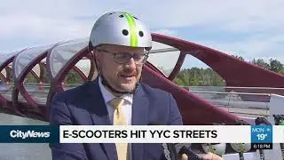 E-Scooters cover Calgary streets