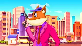 Detective Fox Mr. Fox's Mystery Solving Adventure | Animated Stories |  Mr Fox English Fairy Tale