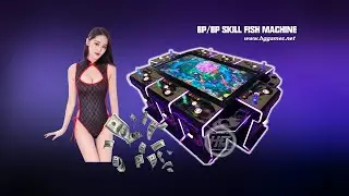 USA Hot Girl Love Playing 6P/8P Fishing Game Machine 55 Inch Metal Fishing Game Machine