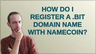 Bitcoin: How do I register a .bit domain name with Namecoin?