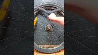 Emergency Bike Tube Repair: Washer Trick #shorts #diy #lifehacks